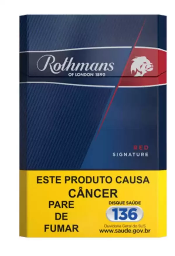 PACOTE CIGARRO ROTHMANS RED BOX